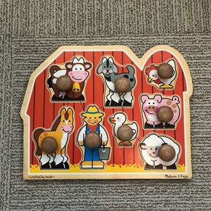Melissa and Doug Farm puzzle. Ages 1+